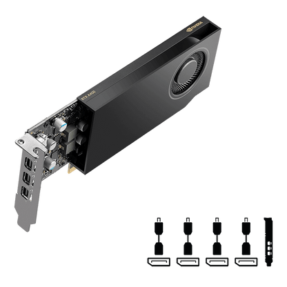 NVIDIA Quadro T400 4GB GDDR6 64-बिट ग्राफ़िक्स कार्ड