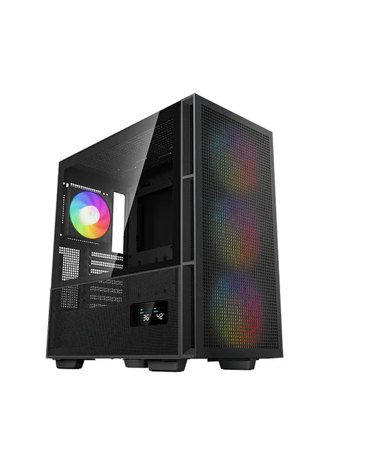 DeepCool CH560 Digital High-Airflow 140mm Fan ARGB E-ATX Mid-Tower Gaming Cabinet - Black