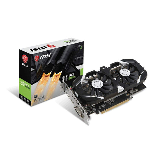 MSI GeForce GTX 1050 Ti 4GT OC V1 संस्करण 4GB GDDR5 128-बिट ग्राफ़िक्स कार्ड