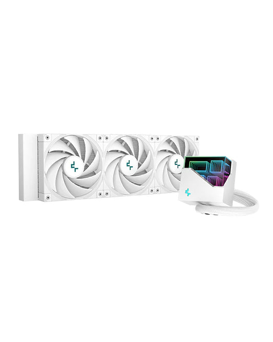 Deepcool LT720 WH RGB 360mm High-Performance All in one CPU Liquid Cooler - White