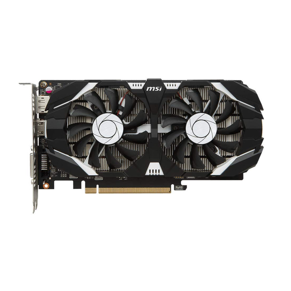 MSI GeForce GTX 1050 Ti 4GT OC V1 संस्करण 4GB GDDR5 128-बिट ग्राफ़िक्स कार्ड