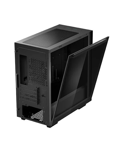 DeepCool MACUBE 110 Sleek Magnetic Tempered Glass Panel Micro ATX Mid-Tower Cabinet