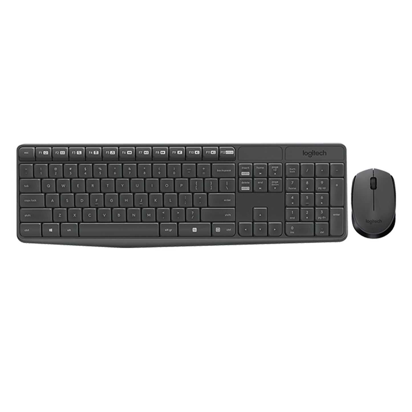 Logitech MK235 वायरलेस कीबोर्ड और माउस कॉम्बो अल्ट्रा लंबी बैटरी लाइफ के साथ 