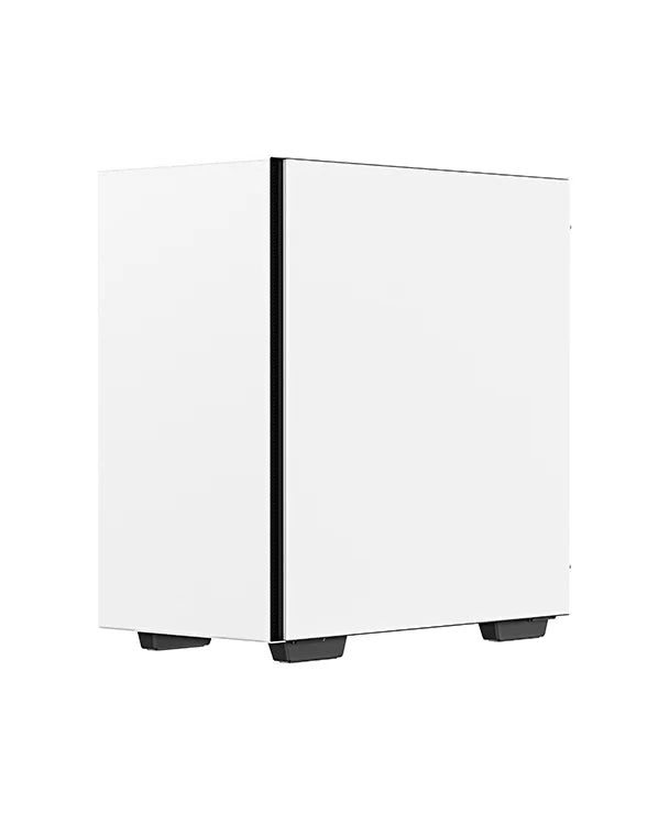 DeepCool MACUBE 110 Sleek Magnetic Tempered Glass Panel Micro ATX Mid-Tower Cabinet - White