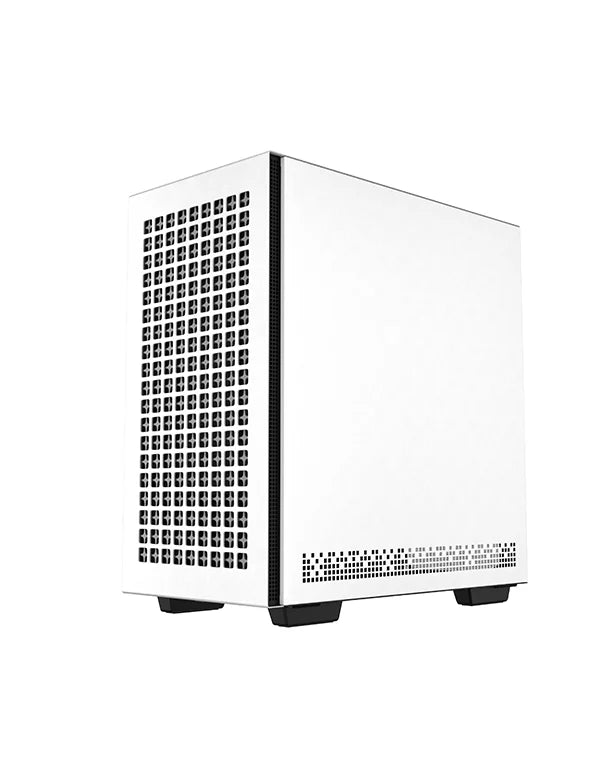 Deepcool CH370 Minimalistic M-ATX Tempered Glass Side Panel Mini-Tower Cabinet - White