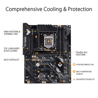 ASUS TUF Gaming B560-Plus WiFi Intel B560 LGA 1200 ATX Motherboard