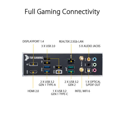 ASUS TUF Gaming B560-Plus WiFi Intel B560 LGA 1200 ATX Motherboard