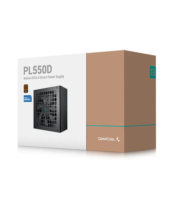 Deepcool PL550D 550 Watts 80 Plus Bronze ATX 3.0 Non-Modular Power Supply Unit SMPS