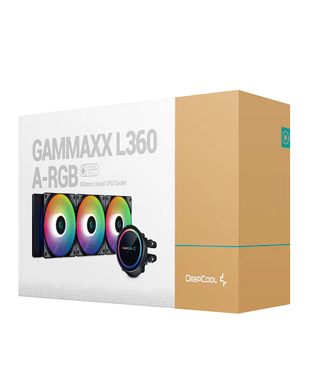 DEEPCOOL GAMMAXX L360 ARGB 360mm AIO CPU Liquid Cooler