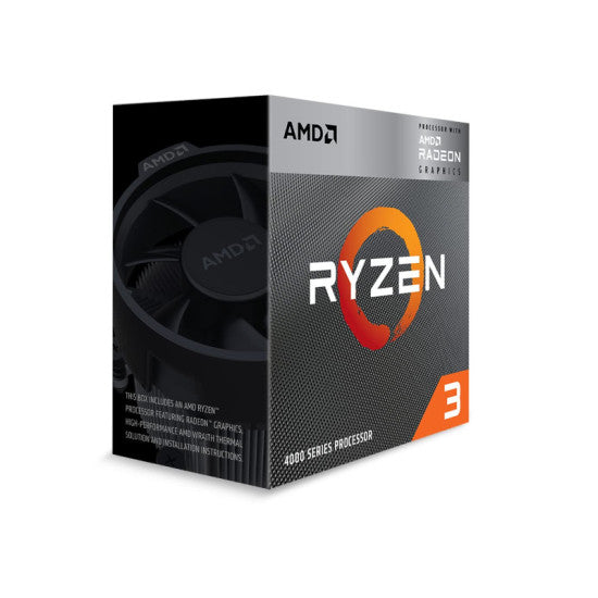 AMD Ryzen 3 4300G 4 Cores 8 Threads 3.8GHz 4MB L3 Cache AM4 Socket 64-Bit Desktop Processor