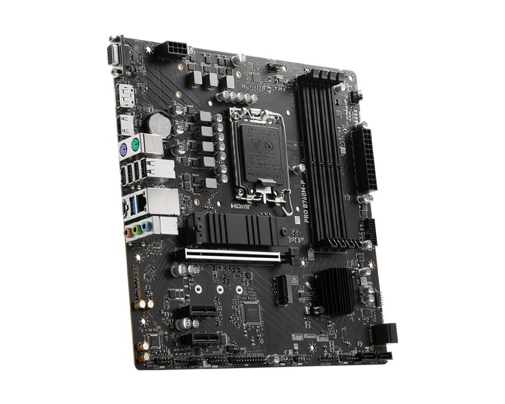 MSI PRO B760M-P DDR5 Intel LGA 1700 Socket Micro-ATX Motherboard