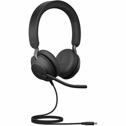 JABRA EVOLVE2 40 SE USB Type C Noise Isolation UC Stereo Headset with Mic - Black