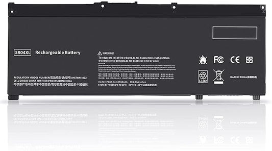 HP SR04XL Original OEM 70.07Whr 4550mAh 15.4V Laptop Battery for Select HP Laptops