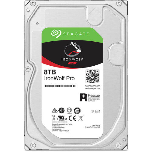 Seagate IronWolf Pro 8TB 3.5" 7200 RPM Enterprise NAS Internal Hard Disk Drive