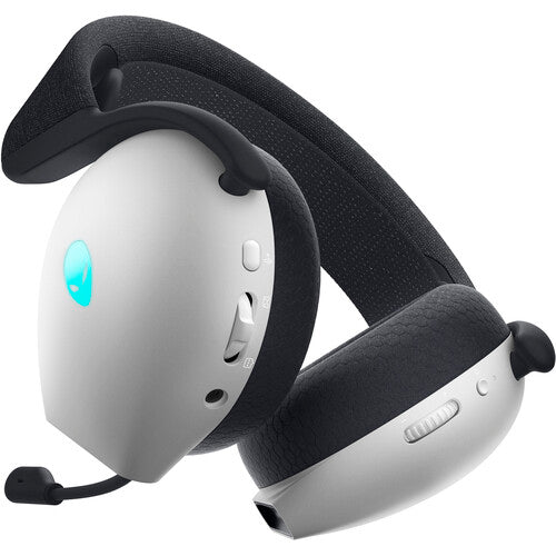 Dell Alienware AW720H RGB Dual-Mode Wireless Gaming Headset with Uni-directional Microphone - Lunar Light