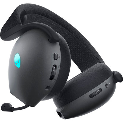 Dell Alienware AW720H RGB Dual-Mode Wireless Gaming Headset with Uni-directional Microphone - Dark Side of the Moon