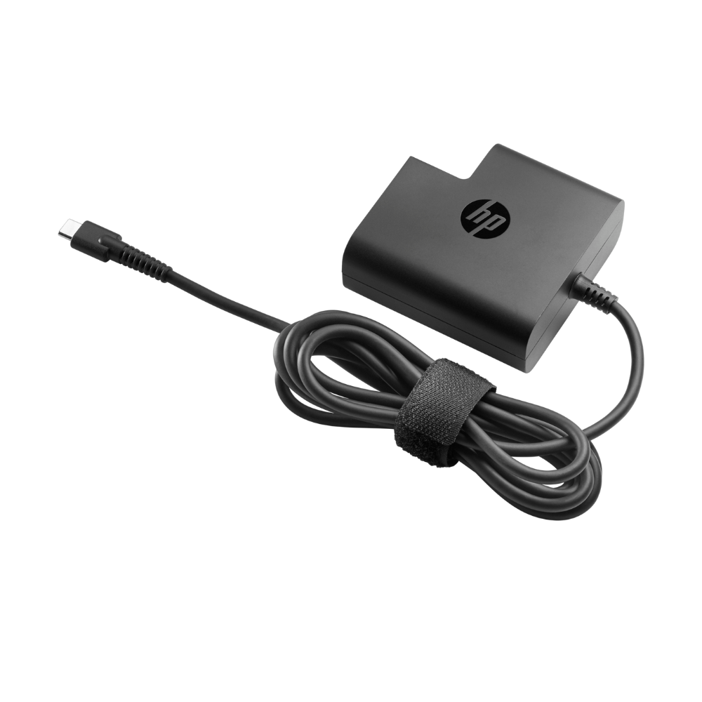 HP Original 65W USB Type-C Travel Power Adapter Charger with Power Cable