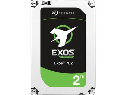 Seagate Exos 7E10 2TB Enterprise 3.5 Inch SATA 6Gb/s Desktop Internal Hard Disk Drive