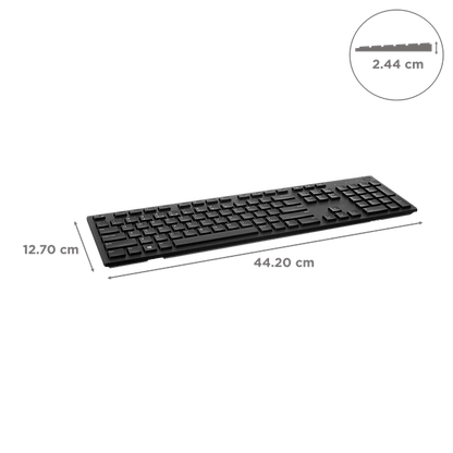 Dell KB216 Full-Size Wired Spill Resistance Keyboard with 3 Indicator Lights