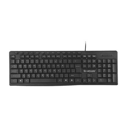 [Repacked]Lapcare E9 117 Keys USB Ergonomic Multimedia Wired Keyboard