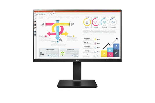 LG 24QP750-B 24" 75Hz 1440p 2K QHD IPS Panel HDR10 5ms USB-C Borderless Monitor