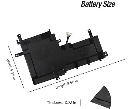 Asus B31N1842 Original OEM 42Whr 3653mAh 11.52V 3 Cell Laptop Battery for Select Asus Laptops