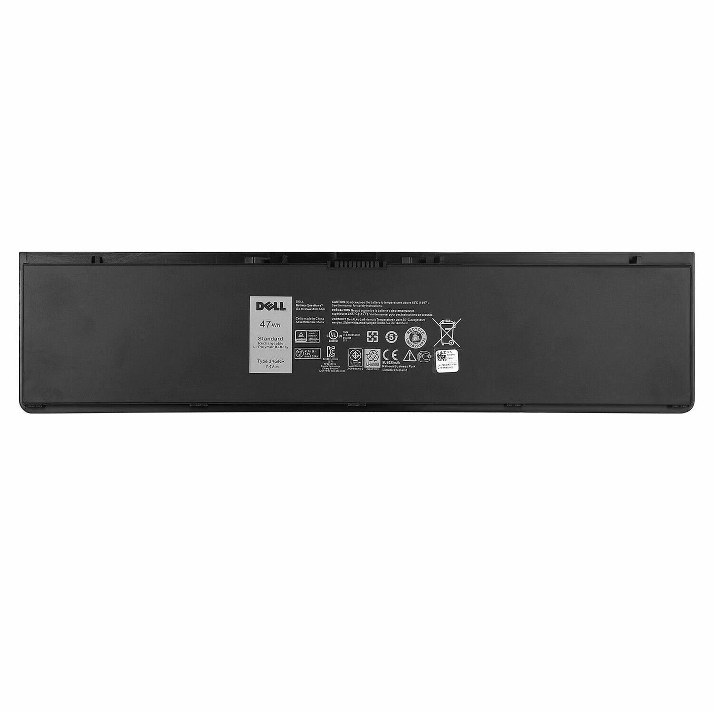 Dell 34GKR Original OEM 47WHr 6200mAh 7.4V 4 Cell Laptop Battery for Select Dell Laptops