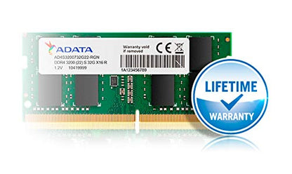 ADATA Premier 8GB DDR4 RAM 3200MHz CL22 SO-DIMM Laptop Memory Module