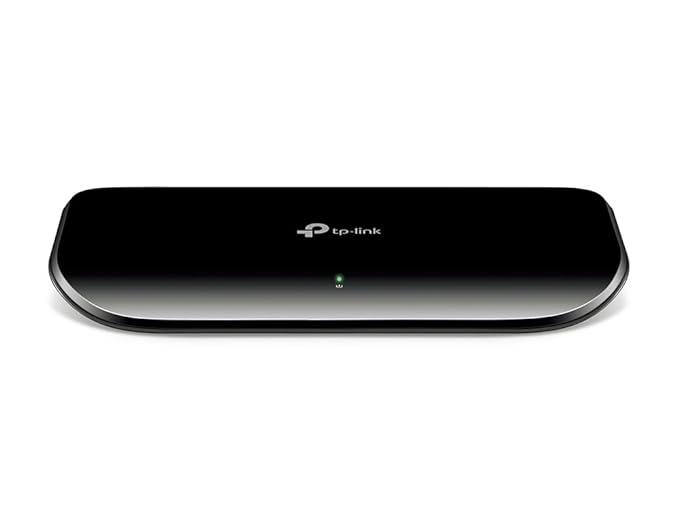 TP-Link 8 Port Gigabit Ethernet Network Switch Hub | Plug and Play | Desktop or Wall-Mount | Plastic Case Ethernet Splitter | Fanless | Traffic Optimization