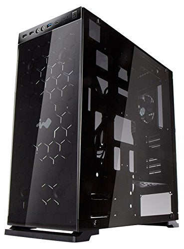 InWin Infinity 805 Tempered Glass Compact ATX Mid-Tower Computer Case Cabinet - Black