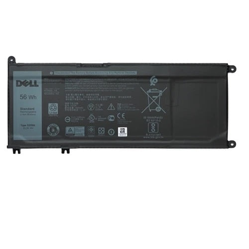 Dell 33YDH Original OEM 56WHr 3500mAh 15.2V 4 Cell Laptop Battery for Select Dell Laptops