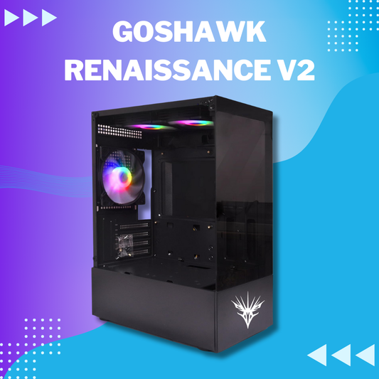 Goshawk Renaissance V2 Intel Core i3-12th Gen Desktop PC (Windows 11/16 GB RAM/500 GB SSD) with Wired Keyboard and Mouse, 2 Years Warranty