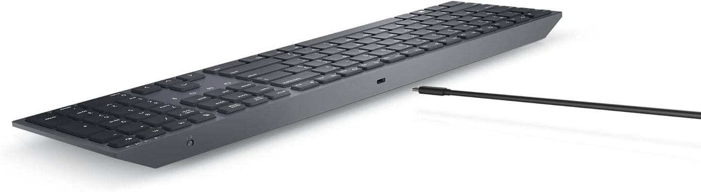 Dell KM900 Premier Collaboration Bluetooth 2.4GHz Wireless Backlight Keyboard and Mouse Combo - Black