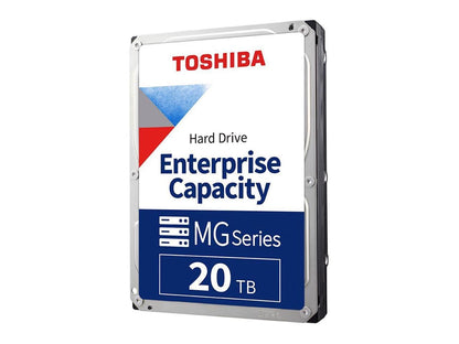 Toshiba MG10 Series 20TB 3.5" 7200RPM SATA III 512e Helium-sealed Internal Hard Disk Drive