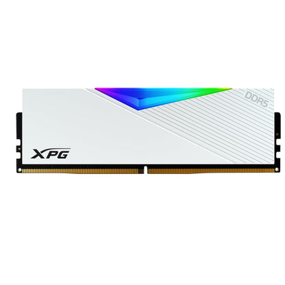 XPG Lancer Series 16GB DDR5 RAM 6000MHz RGB Gaming Desktop Memory - White