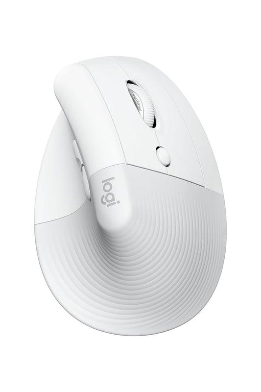 Logitech Ergo Series Lift Vertical Bluetooth Wireless 4000 DPI Optical Mouse - Off White