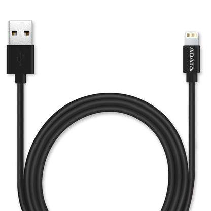 ADATA MFI Certified Lightning Micro USB Data Cable for Apple Devices - Black