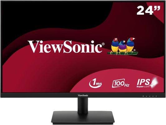 ViewSonic VA240-H 24" 100Hz 1080p FHD SuperClear IPS Panel Anti-Glare Monitor