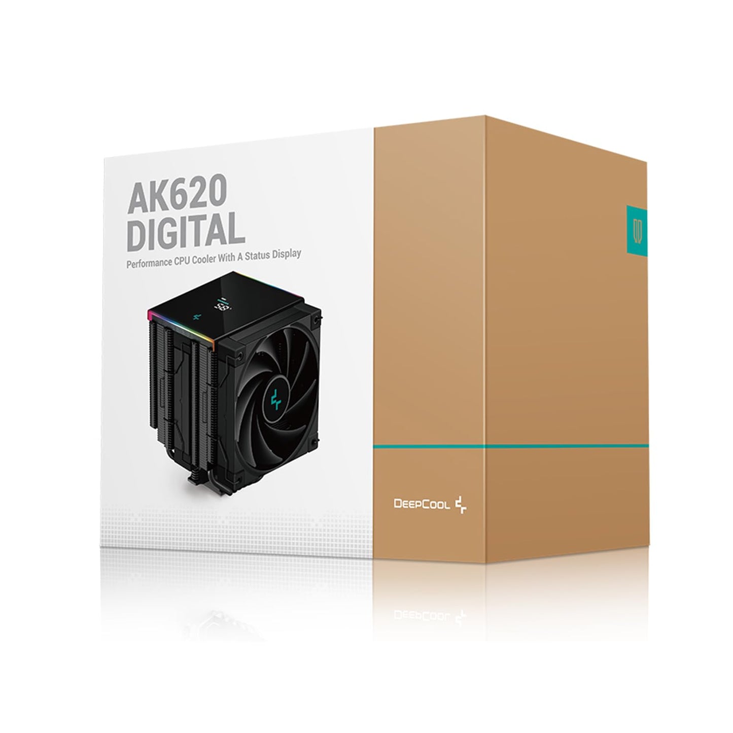 DEEPCOOL AK620 Digital 120mm 120mm 4-pin PWM CPU Cooler CPU Fan - Black