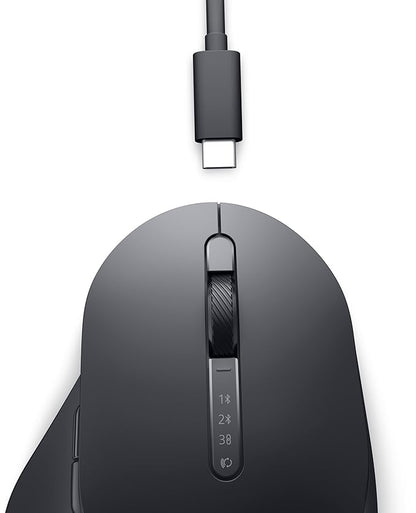 Dell MS900 Premier 8000DPI USB 2.4GHz Bluetooth Wireless Rechargeable Mouse - Graphite