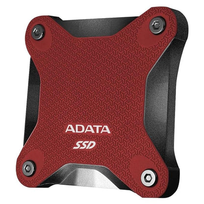 [RePacked] ADATA SD600Q 480GB Military Grade Light Compact Portable External SSD Solid State Drive (Red)