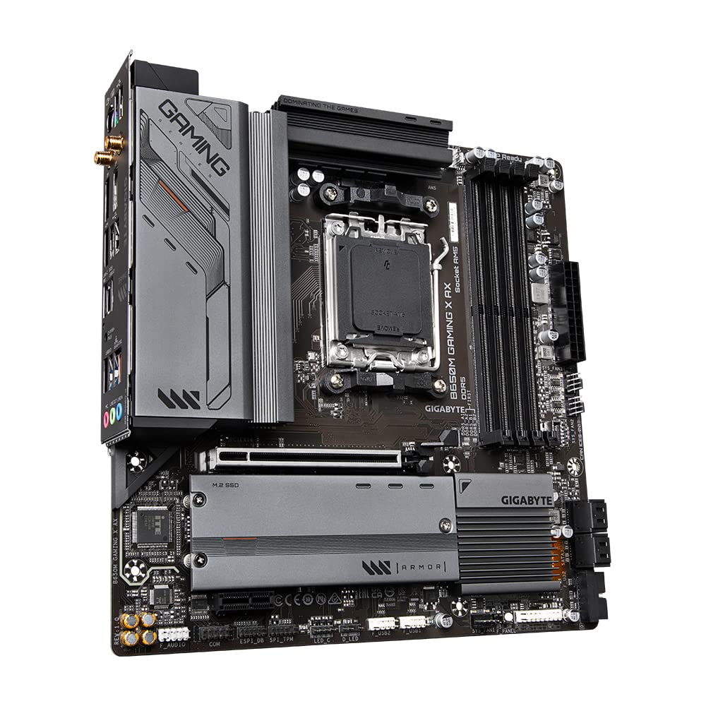 GIGABYTE B650M GAMING X AX WIFI DDR5 AMD AM5 Socket Micro ATX Gaming Motherboard