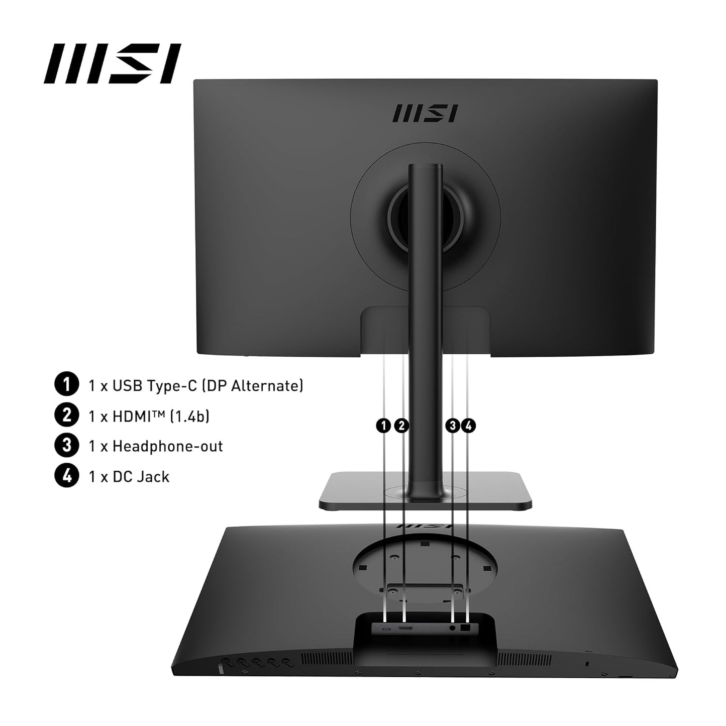 MSI Modern MD2412P 23.8 Inch 100Hz FHD IPS Monitor