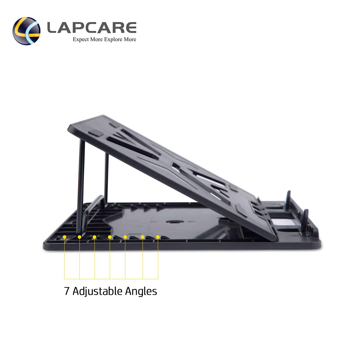 [RePacked]LAPCARE Laptop Riser 7 Level Height Adjustable Stand for Laptops & Tablets Upto 14" inch