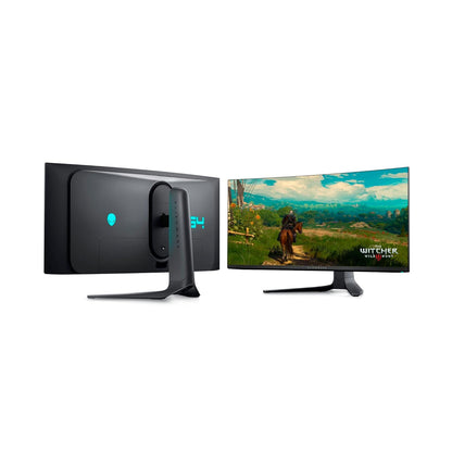 Dell AW3423DWF Alienware 34" 165HZ 1440p WQHD QD-OLED Panel Curved Gaming Monitor - Dark Side of the Moon