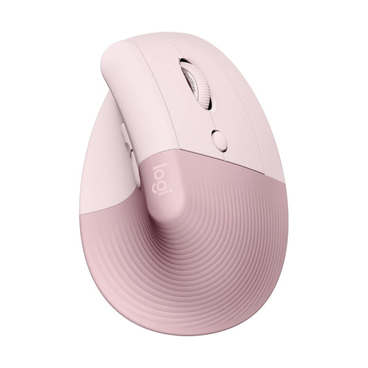 Logitech Ergo Series Lift Vertical Bluetooth Wireless 4000 DPI Optical Mouse - Rose