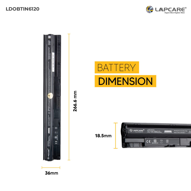 Dell Inspiron 14 3462 3465 3467 Compatible Laptop Battery 2200mAh 14.8V 4 Cell