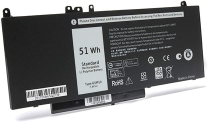 Dell G5M10 Original OEM 51WHr 6860mAh 7.6V 4 Cell Laptop Battery for Select Dell Laptops