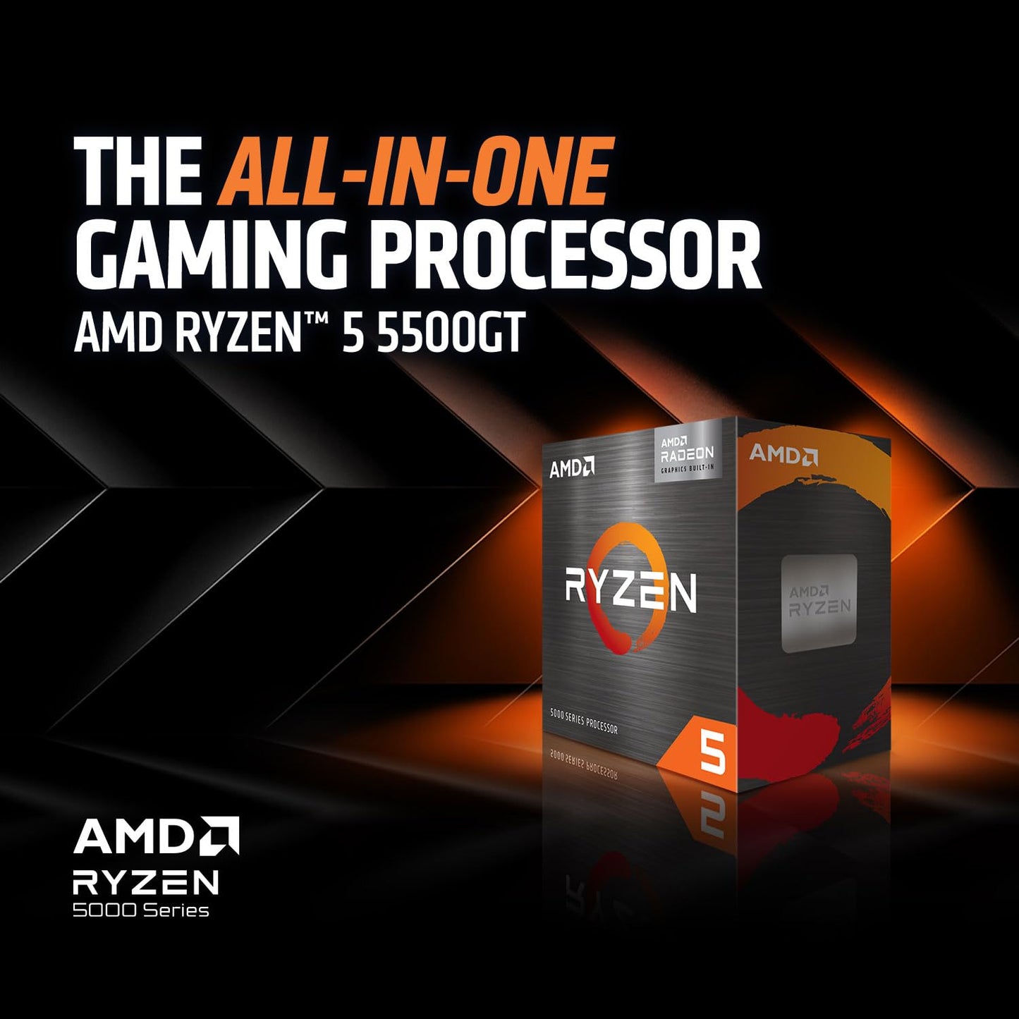 AMD Ryzen 5 5500GT 6 Cores 12 Threads 3.6GHz 16MB Cache AM4 Socket 64-Bit Desktop Processor