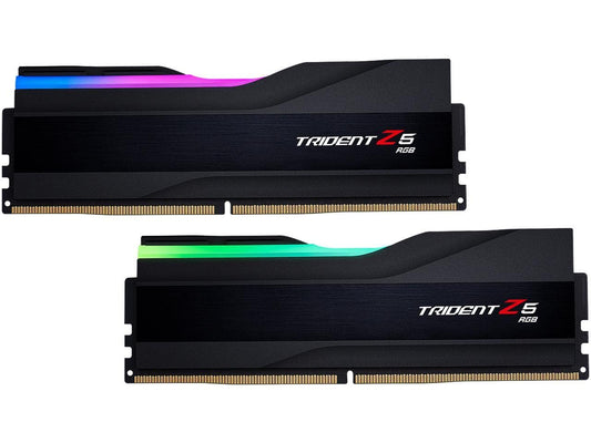 G.Skill Trident Z5 RGB 32GB (2x16GB) DDR5 RAM 7600MHz CL36 Desktop Memory - Black